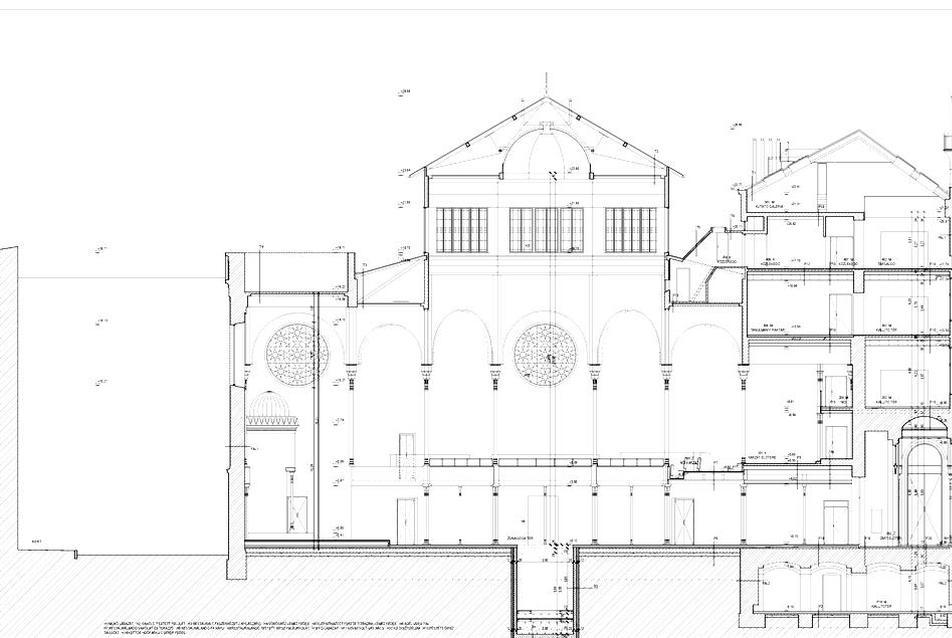 A Rumbach utcai zsinagóga az Együttélés Házaként nyílhat meg újra., Építészek: Kőnig és Wagner Építészek Kft.