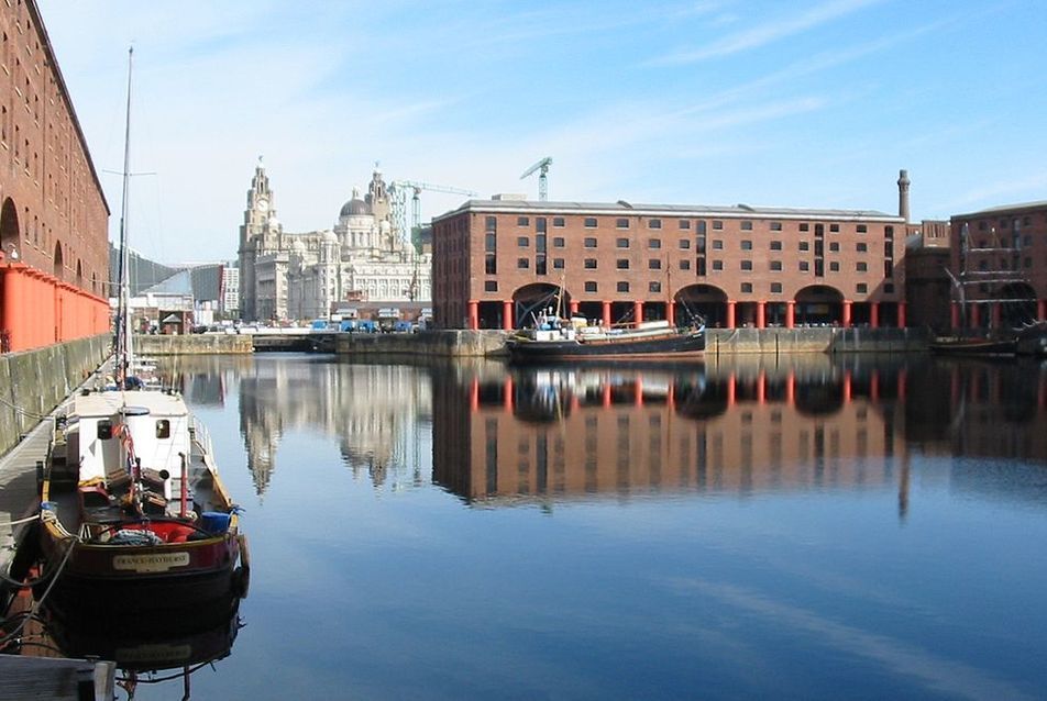 Az Albert Dock Liverpoolban.