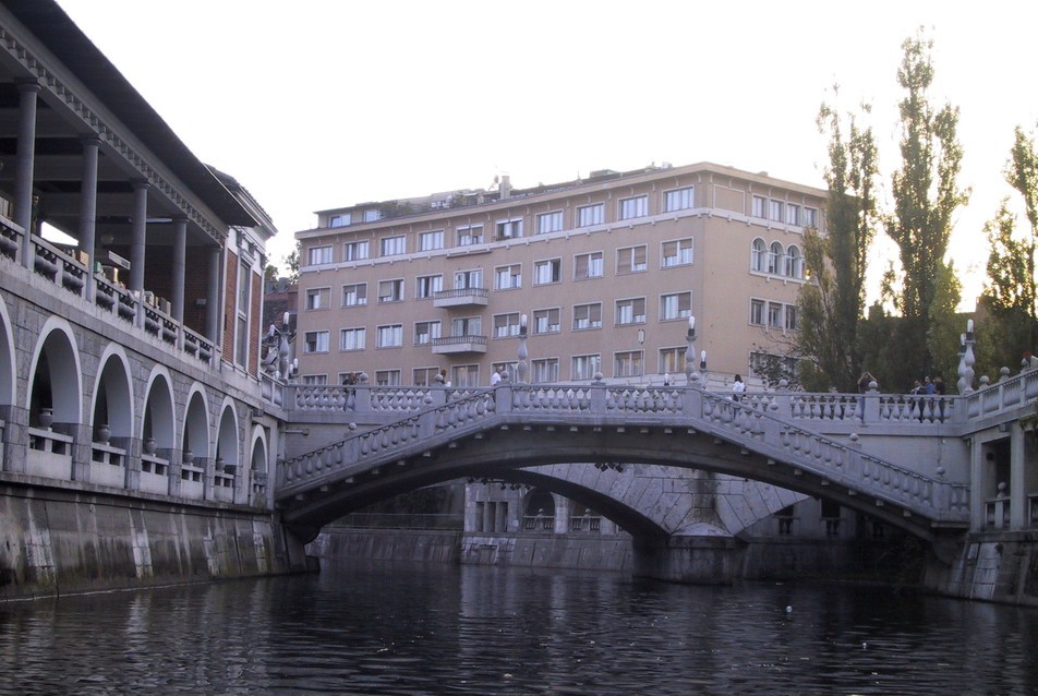 A Hármas-híd és a halpiac, Ljubjana Fotó: Bán Dávid