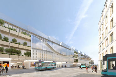 A Gare du Nord átépítésének látványterve. Kép: Semop gare du nord/Denis Valode architecture/atelier d’architecture SNCF