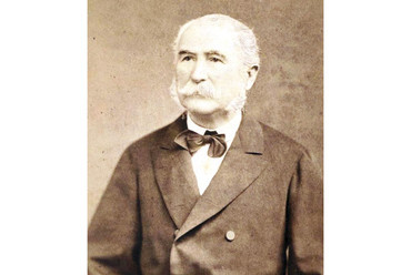 Diescher József portréja az 1860-as évekből 
