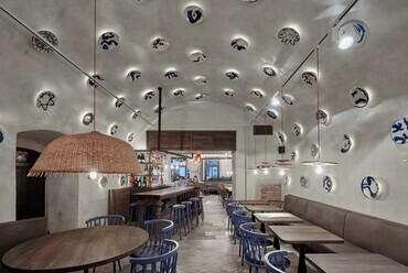 Bara Design Studio: 1568 Bistro, Kolozsvár. Fotó: Batár Zsolt