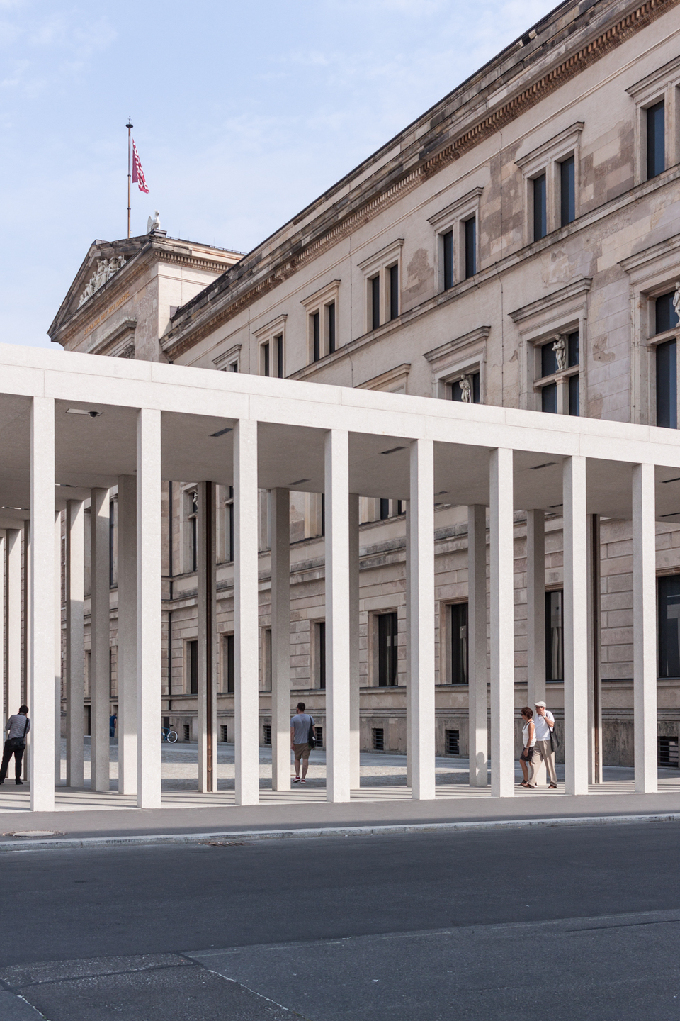 David Chipperfield Architects: James-Simon-Galerie, Berlin. Fotó: Polgárdi Ákos