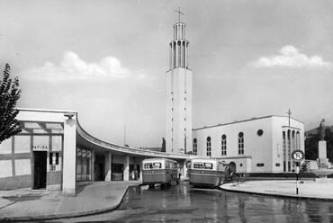 Budapest II., Pasaréti tér, A Páduai Szent Antal-plébániatemplom, Forrás: Fortepan, 1940., 44841