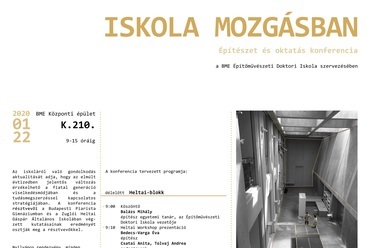 Iskola Mozgásban - konferencia plakátja