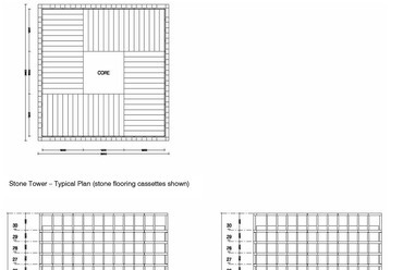 A torony szerkezeti sémái. Kép: Groupwork - Webb Yates, via Building Centre