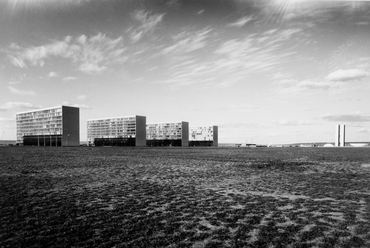 Eixo Monumental, Brazíliaváros, fotó: Lucien Hervé, 1961