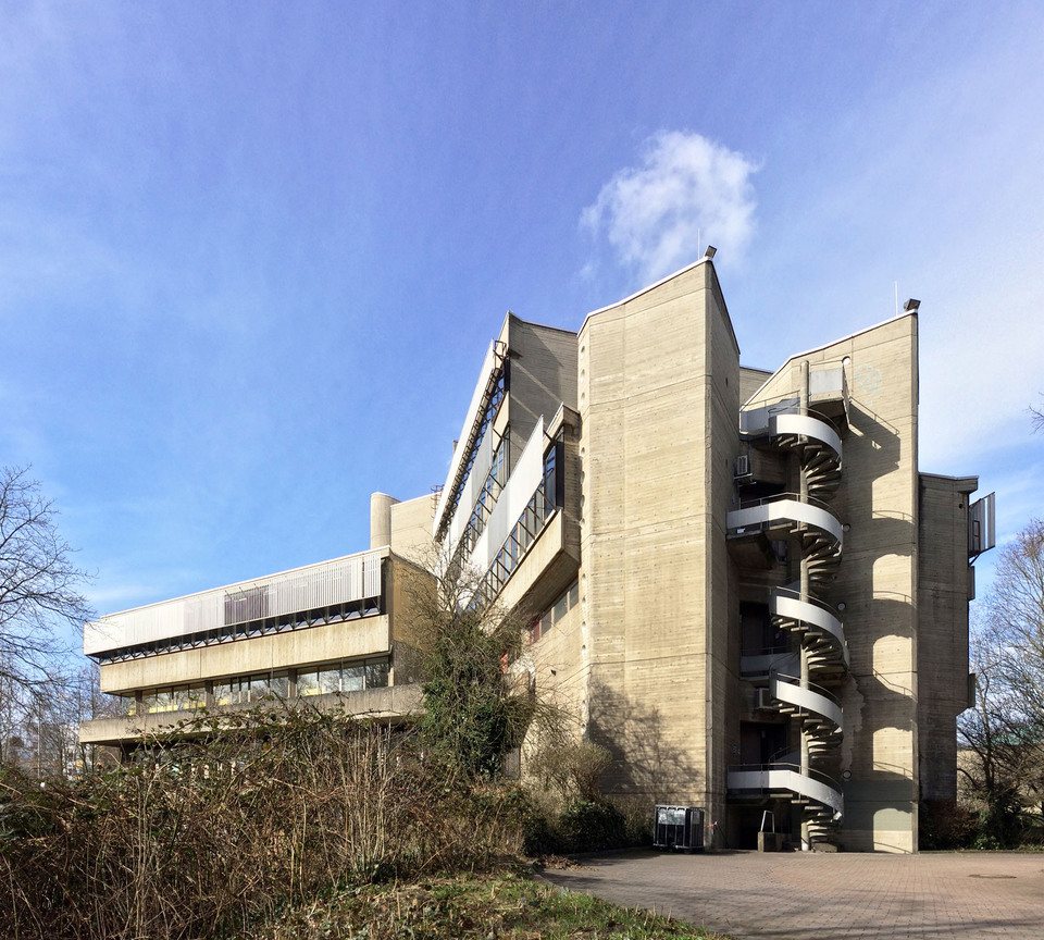 Fehling+Gogel: Higiéniai és Mikrobiológiai Intézet, Berlin, 1966-1974. Fotó: Gunnar Klack