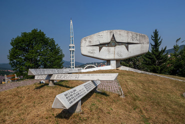 Zlatko Ugljen – Petar Krstić: Vogošća Emlékmű, 1969, Bosznia-Hercegovina. Fotó © Roberto Conte