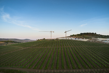 Tokaj-Hegyalján épül a Sauska új borászata. Építészet: BORD Építész Stúdió. Fotó: Palkó György