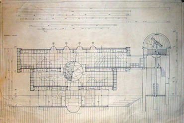 Szász Mária egyetemi terve a bicskei csillagvizsgáló rekonstrukciójára és planetáriummal való bővítésére, 1982
