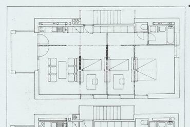 Hatlakásos társasház a Szépvölgyi úton,  1974 – terv: Ungár Péter