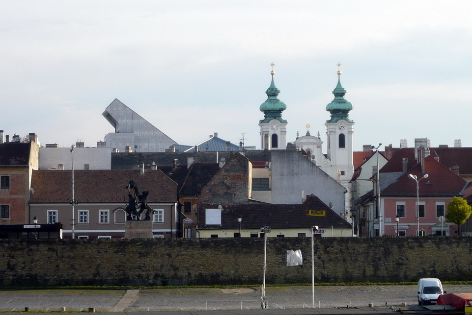 Győr tornyai 2011-ben - fotó: Hartmann Gergely