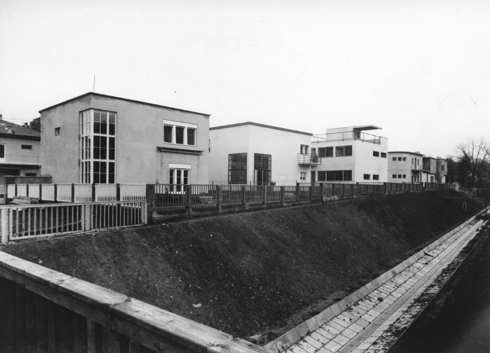 Budapest, a Napraforgó utca házai 1932-ben.Kivitelező: Fejér Lajos és Dános László (BTK MI)