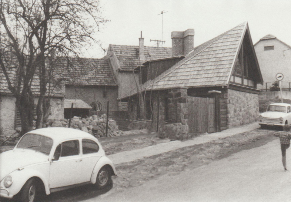 Műteremház Szentendrén a Daru utca -Dodola utca sarkán, 1981 – terv: Ungár Péter