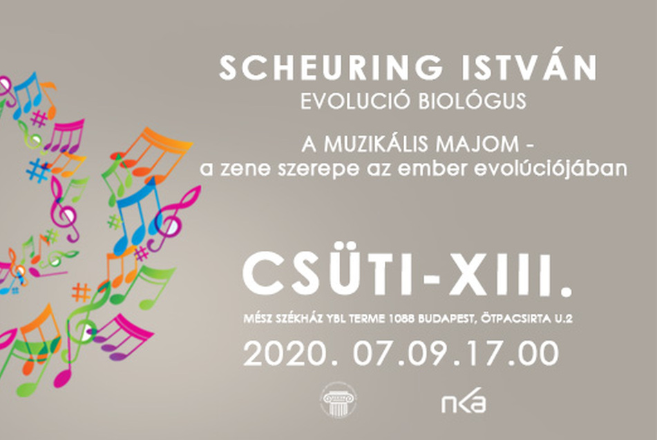 Folytatódik a CSÜTI: Scheuring István evolúció biológus a MÉSZ-székházban