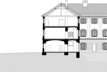 Metszet. Kép: MCXVI Építészműterem