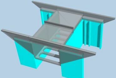 3D geometria és vasalások - Híd geometria
