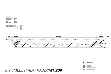 8-9. emeleti alaprajz - Laag, Alap Műhely