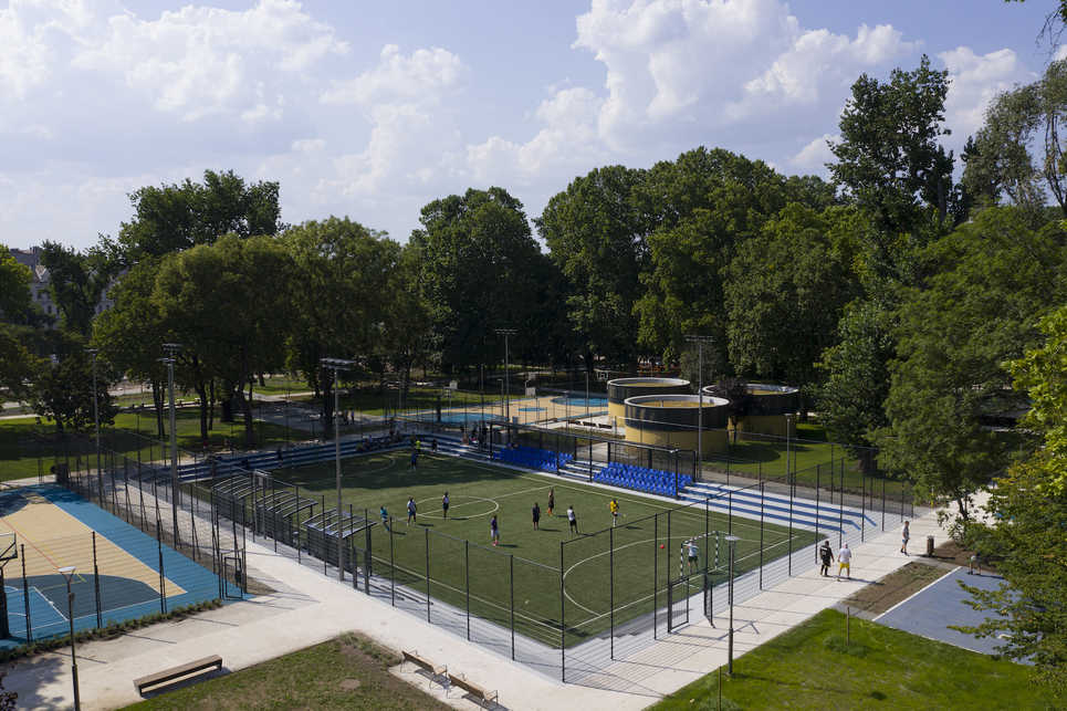 Városligeti Sportcentrum - tervező: Garten Studio - fotó: Városliget Zrt.