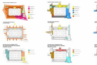 Funkció diagram - Hajdúszoboszló Multifunkciós Rendezvénycsarnok - építész: Máté Tamás, Vass-Eysen Áron / BIVAK