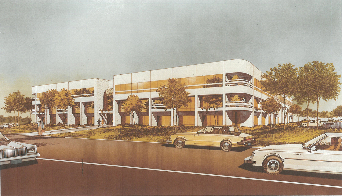 Atrium at Foothill, Pleasanton, California, 1981, irodaház