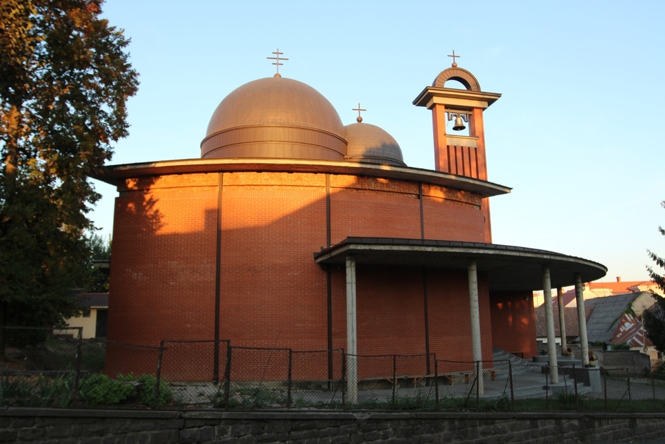 Szarvas Péter munkáiból: Urunk Színeváltozása görögkatolikus templom, Ungvár, Ceholnya utca. 2015.  / fotó: Szarvas Péter