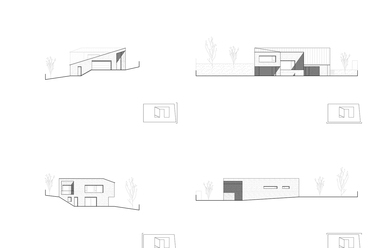 ARH – családi ház Aranyhegyen – homlokzatok – Építész: batlab architects 
