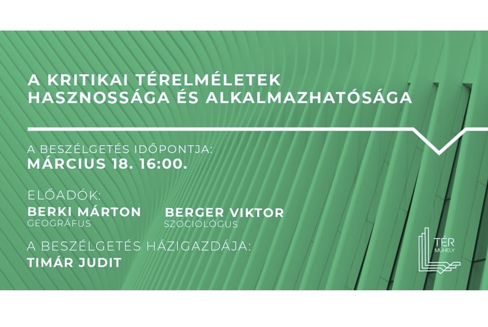 A kritikai térelméletek hasznossága és alkalmazhatósága webinar