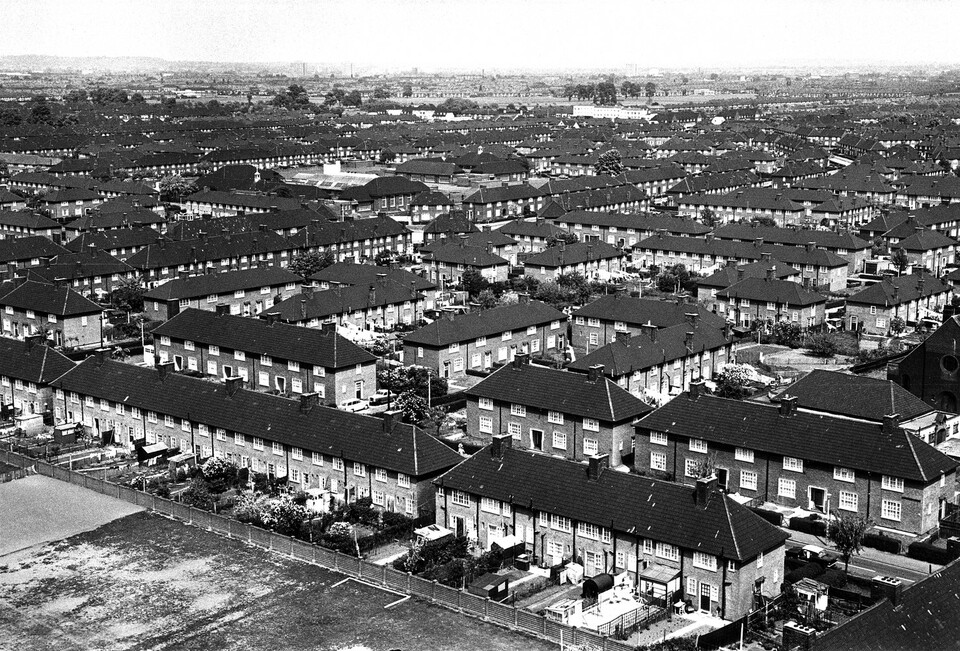 Becontree Estate – Forrás: ArchDaily – Fotó: Tony Ray Jones RIBA Collections