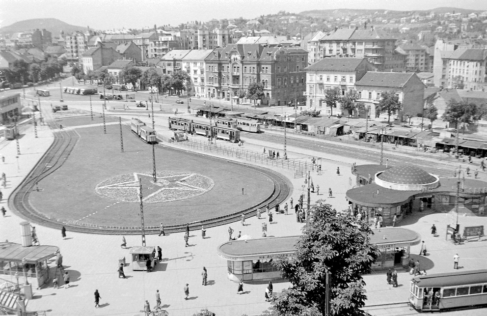 Széll Kálmán (Moszkva) tér, 1952. Forrás: Fortepan / Magyar Rendőr