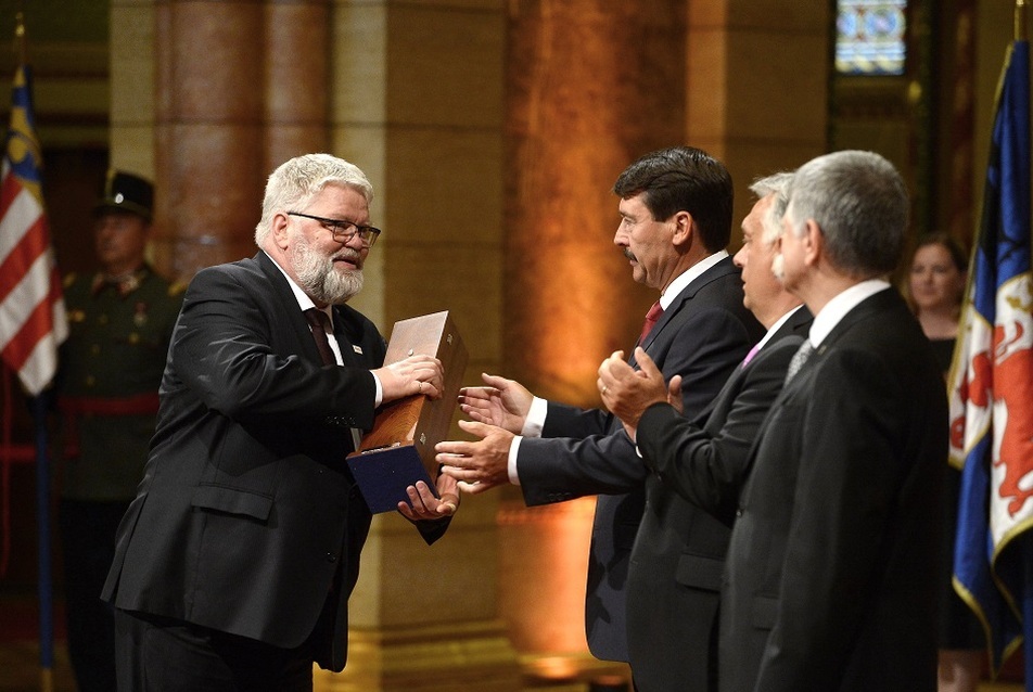Augusztus 20-án átvehette Kossuth-díját Nagy Bálint és Turi Attila