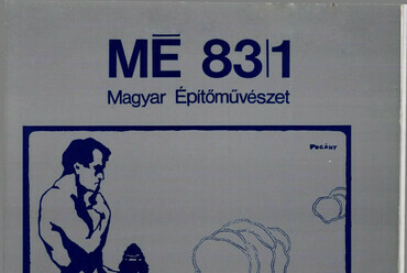 A Magyar Építőművészet 1983/1-es számának borítója