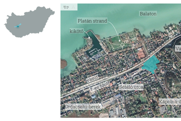 A balatonboglári Vörösmarty tér tájépítészeti megújítása, lokáció
