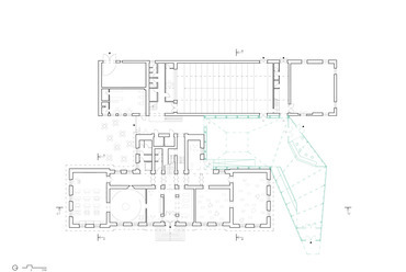 A Terezín Gettó Múzeum megújítására kiírt pályázat nyertes pályamunkája, a kortárs bővítmény terve, Építészet: SKUPINA és Steven Holl Architects