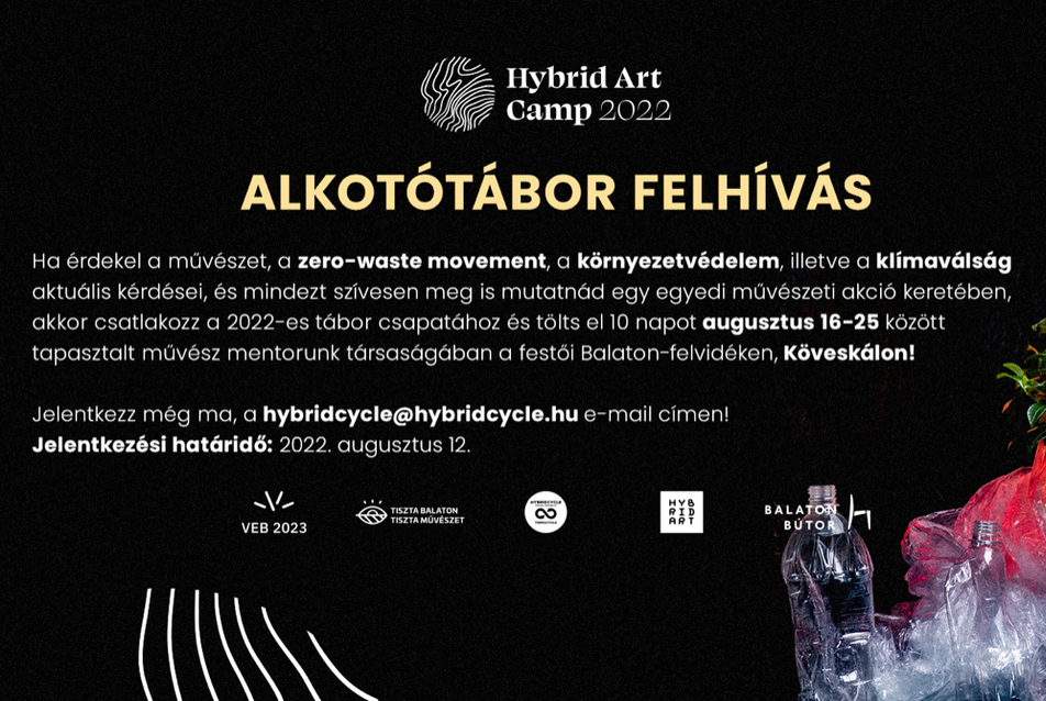 Hybrid Art Camp alkotótábor felhívás fiatal művészek számára