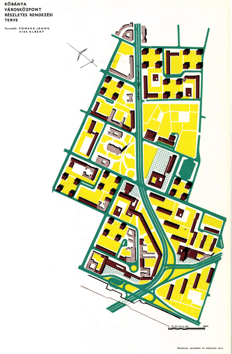 III. ciklus – Pomsár János és Kiss – Kőbánya városközpont részletes rendezési terve (MÉ 1960, 4. szám)