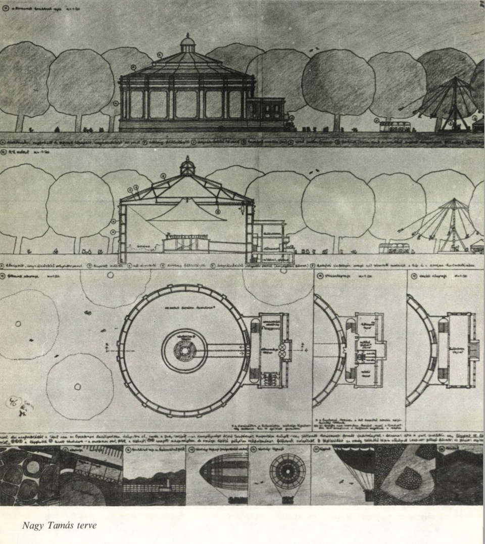 Feszty-körkép épülete, Nagy Tamás terve, Mozgó Világ, 1979/1, 38. oldal