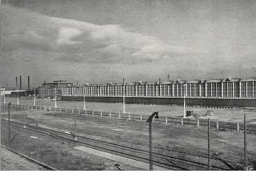 A Nagyvásártelep látképe. Forrás: Tér és Forma, 1933. 1. szám