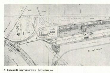 Helyszínrajz. Forrás: Tér és Forma, 1933. 1. szám