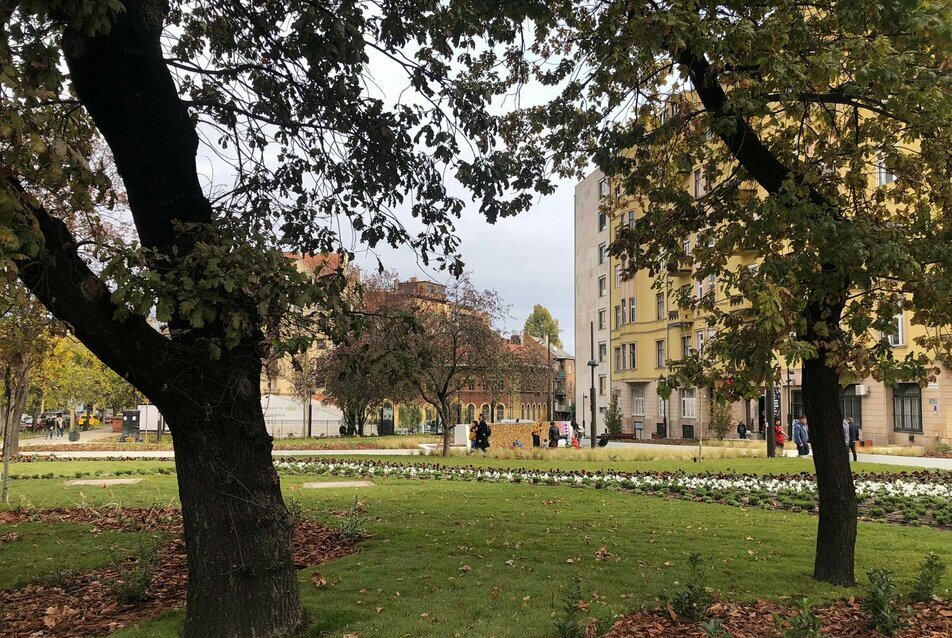 Az ´56-os forradalomnak is emléket állít a Széna tér új parkja