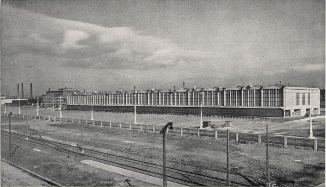 A Nagyvásártelep látképe. Forrás: Tér és Forma, 1933. 1. szám