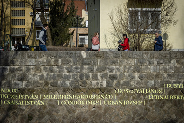 I. világháborús emléksétány, Eger – Tervező: Fajcsák Dénes, Borsa Aliz – Fotó: Nemes Robert