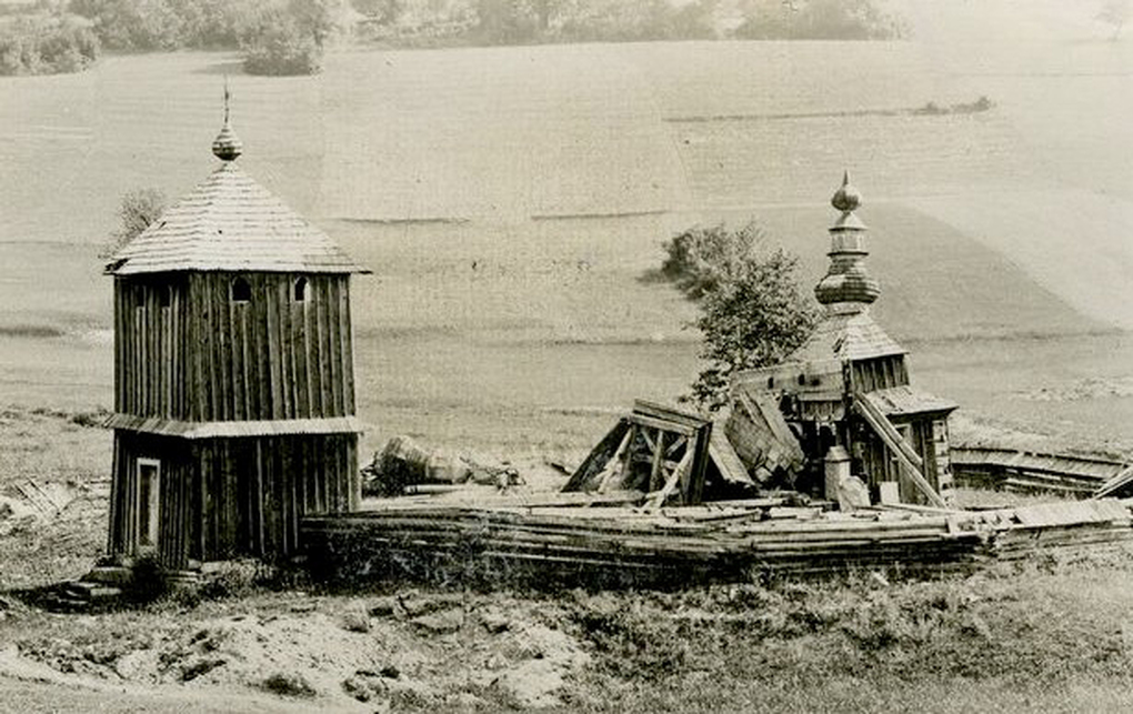 Hutás (Hutka, Szlovákia), Görögkeleti templom, 1915, Divald Kornél fevétele (ltsz.: 029.042P)