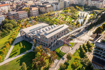 Fogadóépület, Millenáris, Budapest. Fotó: Hlinka Zsolt