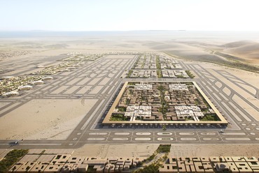 Madárnézet – Salman Király Nemzetközi Repülőtér. Forrás: Foster + Partners