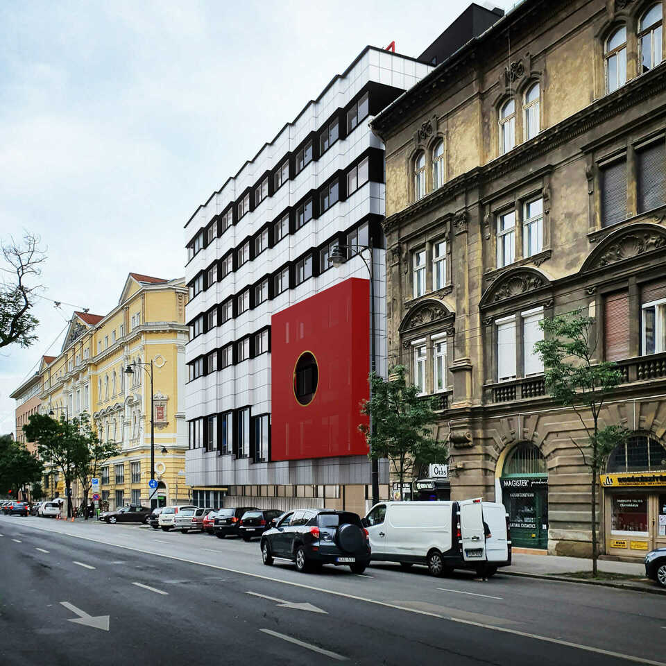 A Kőszeghy Stúdió tervének részlete a Firgun Házra