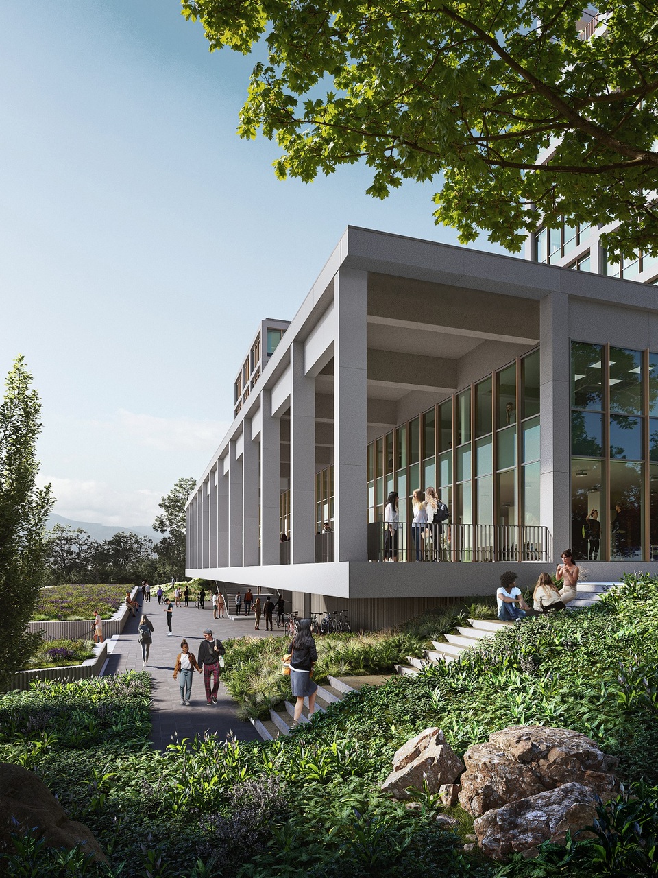 A Corvinus Egyetem új Ménesi úti Campusának tervei, Építészet: PLANT - Atelier Peter Kis, Generáltervezés: Lean Tech Mérnökiroda