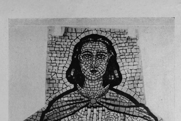 Az eredeti mozaik főalakja, Hygieia (Szépművészet 1943/10)