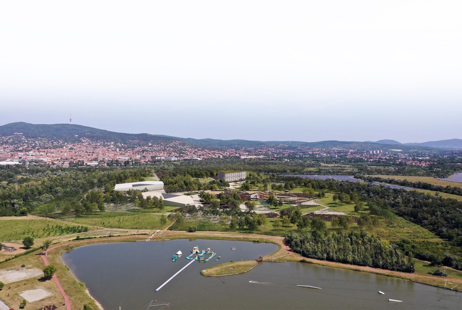 A Modulárt Kft. megvételt nyert pályaműve a pécsi aquapark tervpályázatán